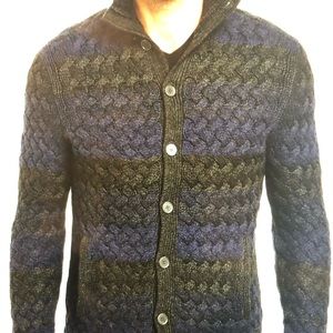 John Varvatos Men’s Weave Cardigan